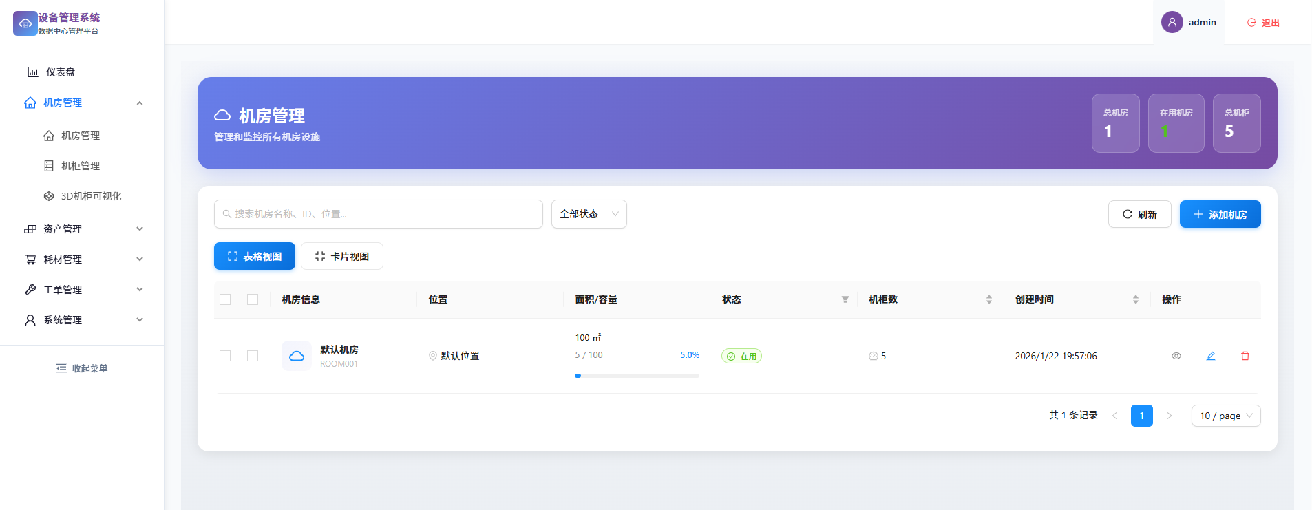机房管理